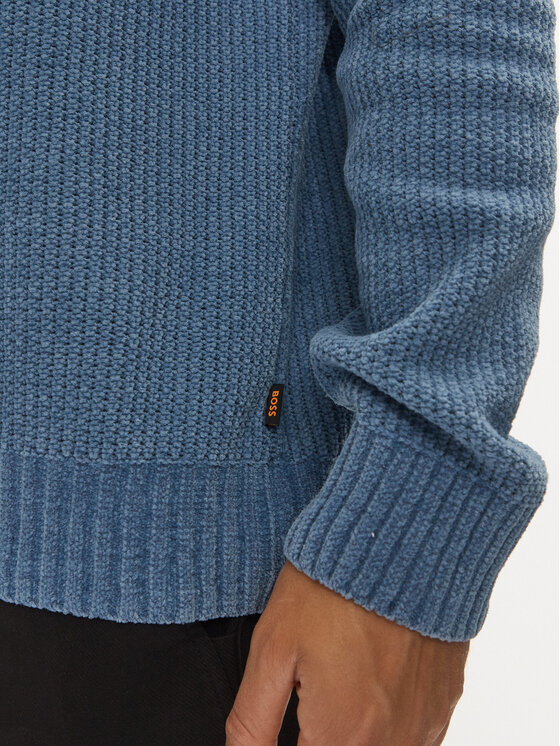 BOSS Boss Maglione 50523568 Blu Regular Fit