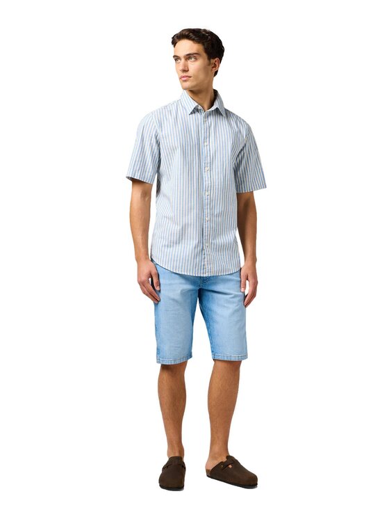 Wrangler Wrangler Koszula 112362757 Niebieski Regular Fit