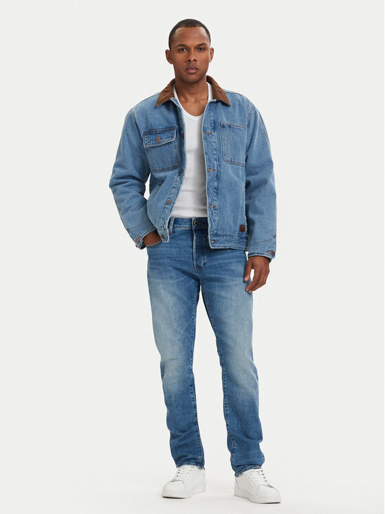 G-Star Raw G-Star Raw Jeansy 3301 51003-B631 Modrá Tapered Fit