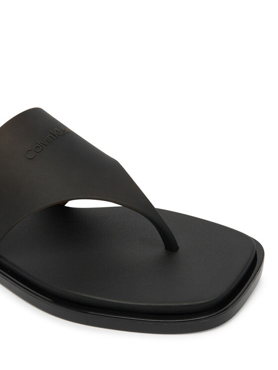 Calvin Klein Calvin Klein Japonki Jelly Sandal Thong Mat Tran Tpu HW0HW02964 Czarny