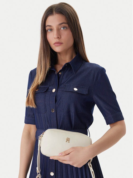 Tommy Hilfiger Tommy Hilfiger Τσάντα Th Essential Camera Bag AW0AW18370 Μπεζ
