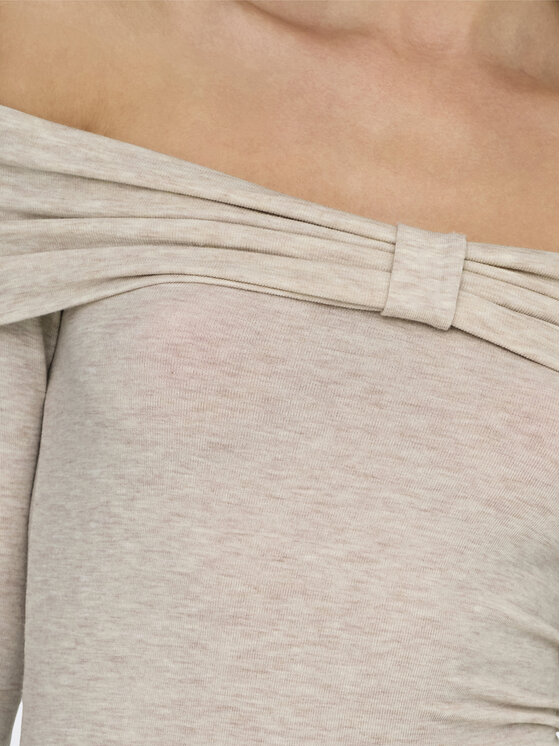 ONLY ONLY Блуза Fayola 15339435 Бежов Slim Fit