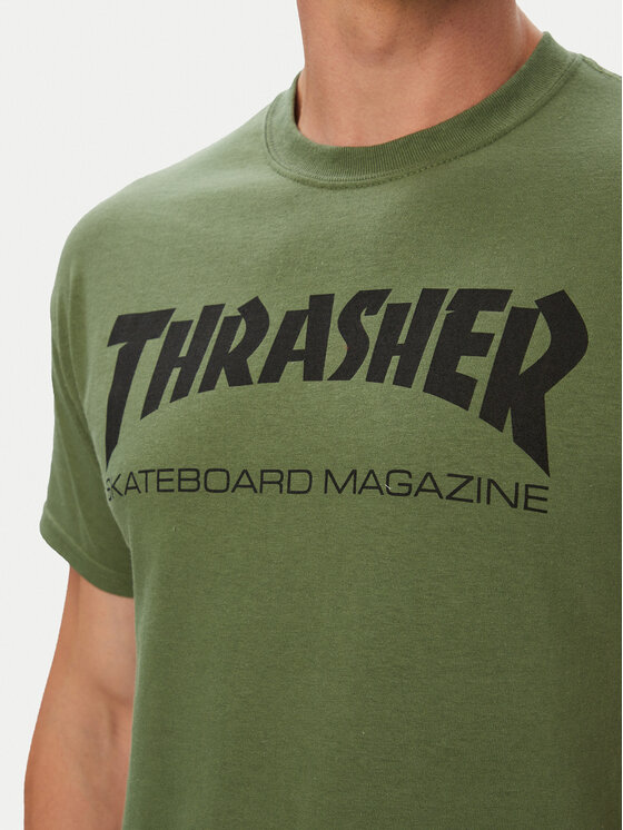 Thrasher Thrasher T-Shirt Skatemag Πράσινο Regular Fit