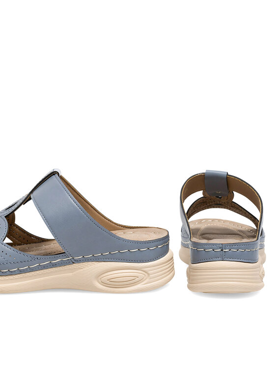 Clara Barson Clara Barson Pantoletten WYL0510-28 Blau