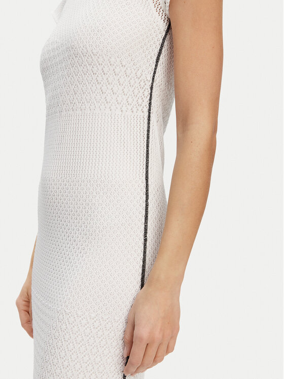 PINKO PINKO Sommerkleid 104643 A2EB Z04 Weiß Regular Fit