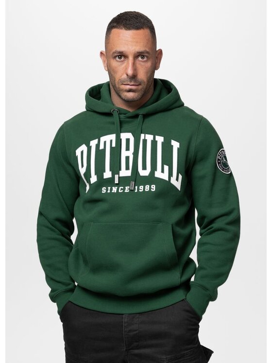 PITBULL PITBULL Bluza NORTON Zielony Regular Fit