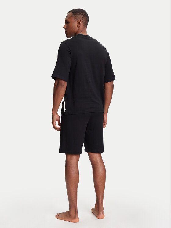 United Colors Of Benetton United Colors Of Benetton Piżama 30964P02V Czarny Regular Fit