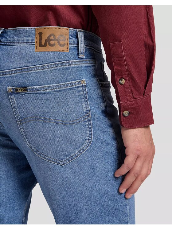 Lee Lee Jeansy DAVID Niebieski Straight Leg