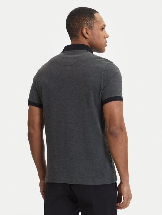 Barbour Barbour Polokošile Essential MML0628BK31 Šedá Regular Fit