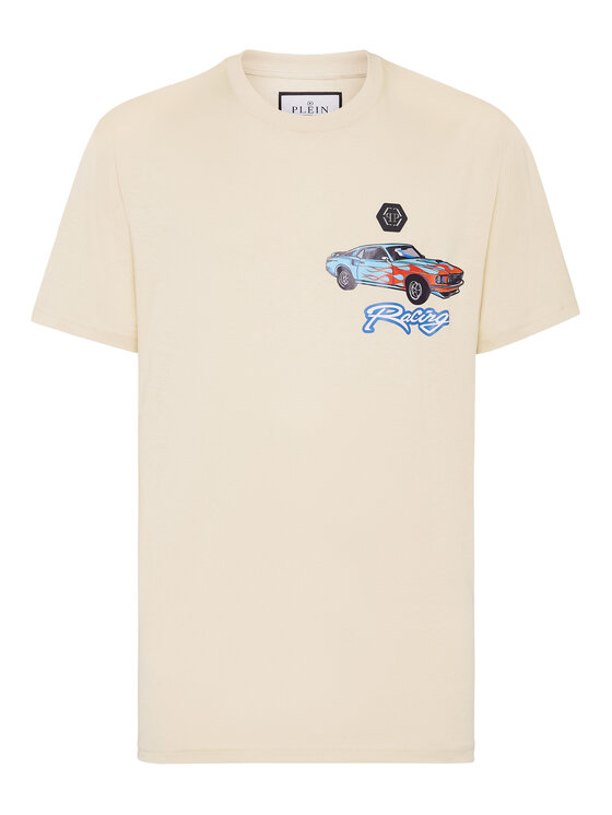 PHILIPP PLEIN PHILIPP PLEIN T-shirt 21095 Beige Regular Fit