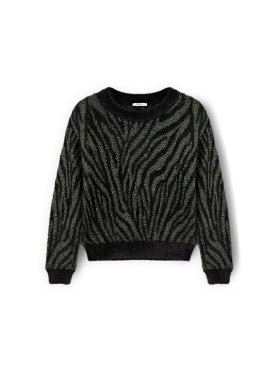 Motivi Motivi Sweter M520W003622N0Z3 Czarny Regular Fit