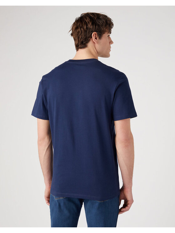 Wrangler Wrangler T-shirt AMERICANA Viola Regular Fit