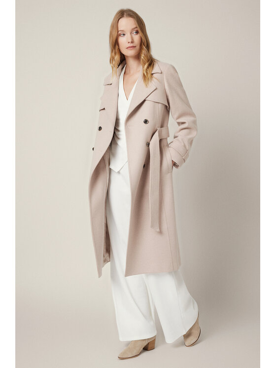 Lancerto Lancerto Płaszcz Mistelle PC073225000013 Granatowy Regular Fit