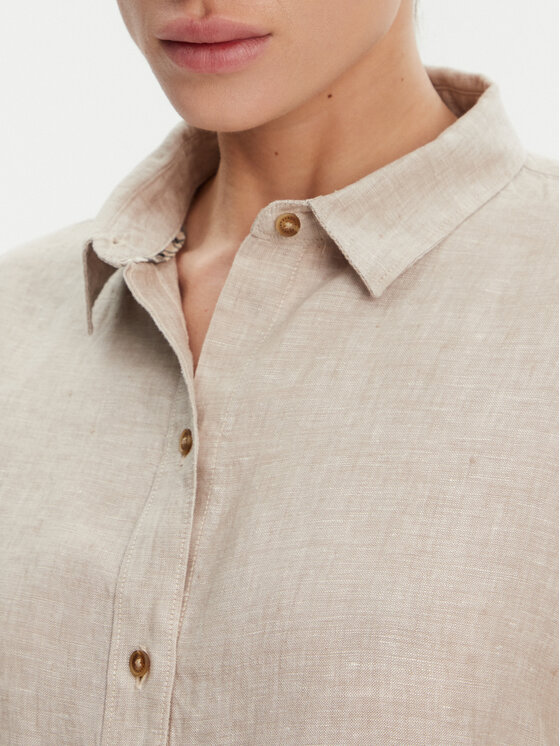 Barbour Barbour Koszula Hampton LSH1596SN31 Beżowy Relaxed Fit