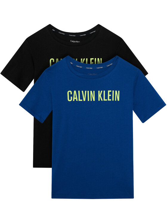 Calvin Klein Komplet 2 t-shirtów B70B700329 Niebieski Regular Fit