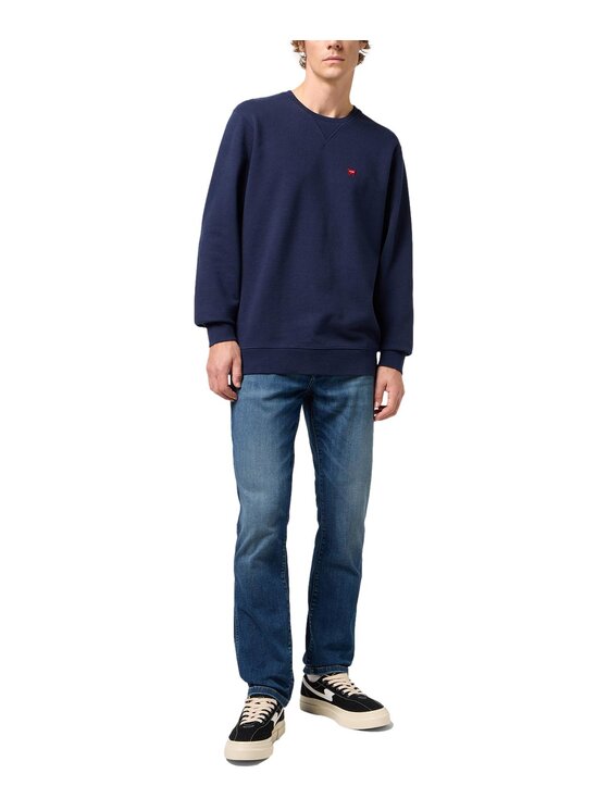 Wrangler Wrangler Bluza 112350534 Granatowy Regular Fit