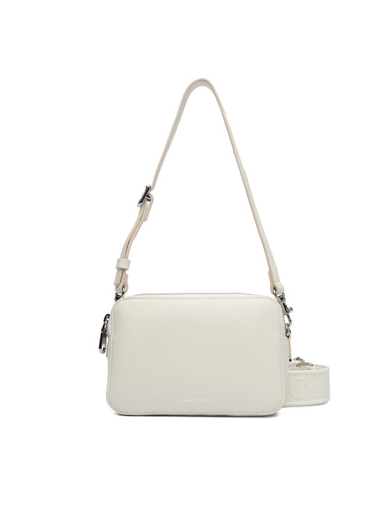 Calvin Klein Calvin Klein Τσάντα Webbing Double Strap Camera Bag LV04F3165G Λευκό