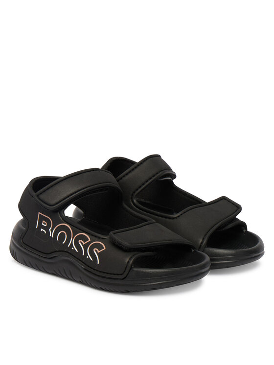 BOSS BOSS Sandále J52821 S Čierna