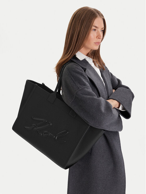 KARL LAGERFELD KARL LAGERFELD Ročna torba A4W30257 Črna