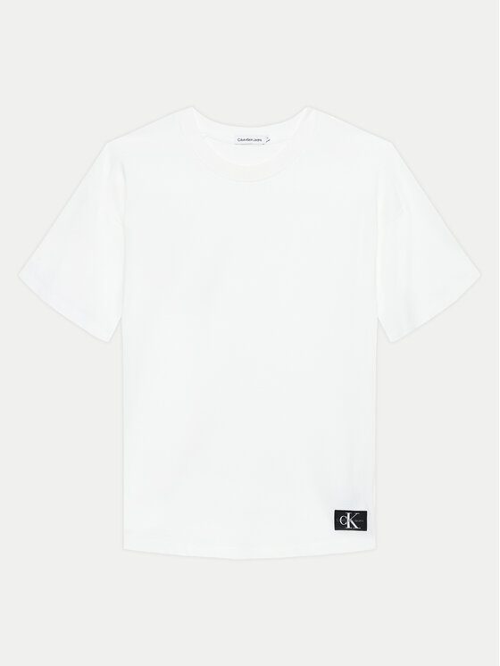 Calvin Klein Jeans Calvin Klein Jeans T-shirt IB0IB02029 Bijela Relaxed Fit