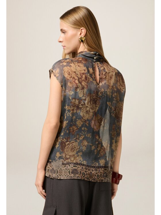 Oltre Oltre Blusa 2032J000797N0Z2 Écru Regular Fit