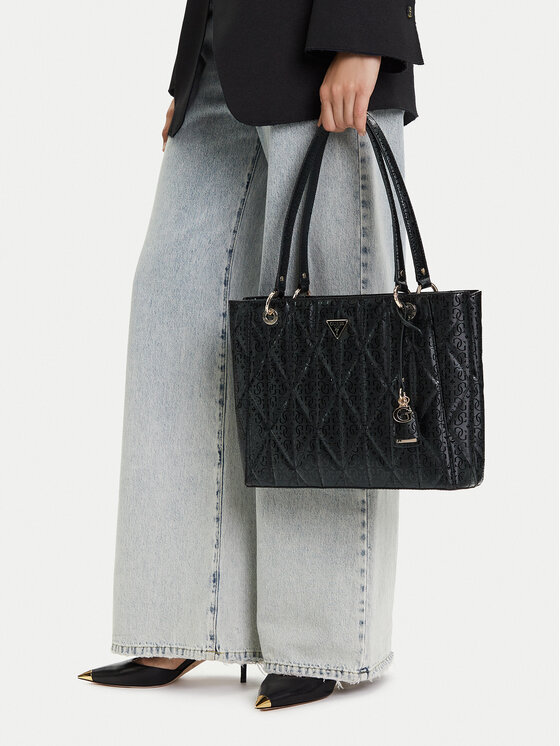 Guess Guess Kabelka Aldina HWGG96 63250 Čierna