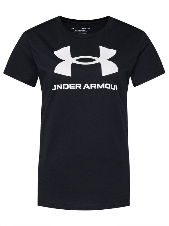 Under Armour Under Armour T-Shirt Live Sportstyle Graphic 1356305 Czarny Regular Fit