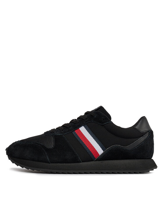 Tommy Hilfiger Tommy Hilfiger Sneakers Runner Evo Mix Ess FM0FM04886 Schwarz