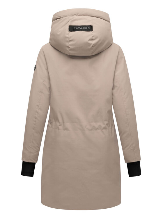 Navahoo Navahoo Kurtka zimowa Winterzart Szary Regular Fit