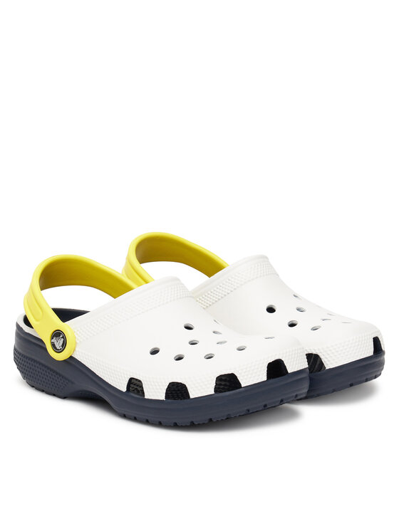 Crocs Crocs Klapki Retro Sport Classics Clog 211258 Biały