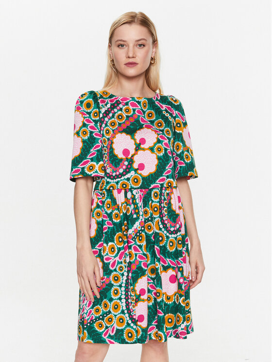 Weekend Max Mara Weekend Max Mara Ежедневна рокля Renna 2356210831 Зелен Regular Fit