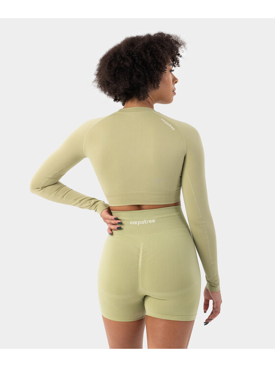 Carpatree Carpatree Top Blaze longsleeve Zielony Fitted Fit