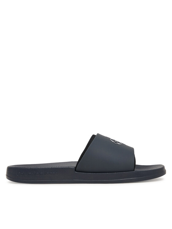 Calvin Klein Calvin Klein Ciabatte Ess Slide Rubber Neoprene HM0HM02229 Blu scuro
