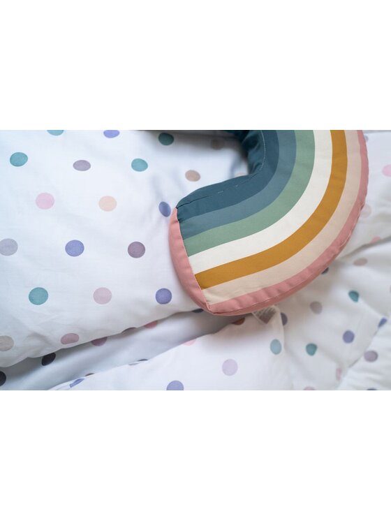 White pocket White pocket Komplet pościeli dziecięcej Pościel z wypełnieniem Biały