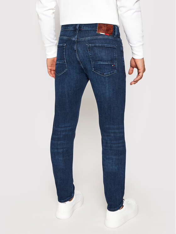 Tommy Hilfiger Tommy Hilfiger Teksad Bleecker MW0MW15599 Tumesinine Slim Fit