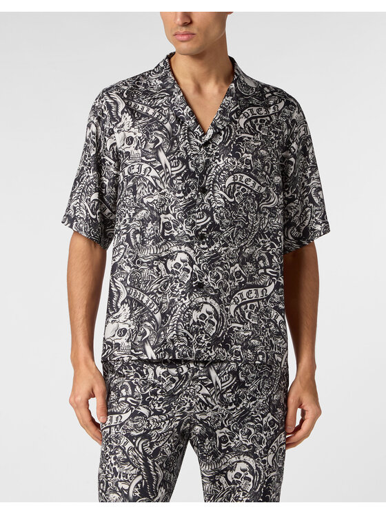 PHILIPP PLEIN PHILIPP PLEIN Camicia 19249 Nero Regular Fit