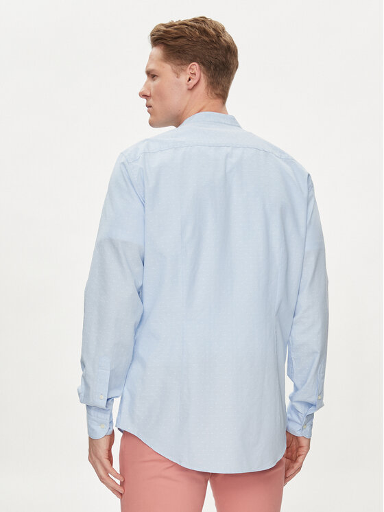 Tommy Hilfiger Tommy Hilfiger Košile MW0MW34650 Světle modrá Slim Fit