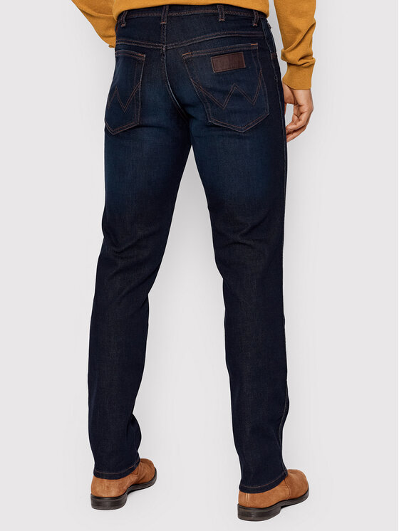 Wrangler Wrangler Jeans Texas W12SAO990 112126502 Blu scuro Slim Fit