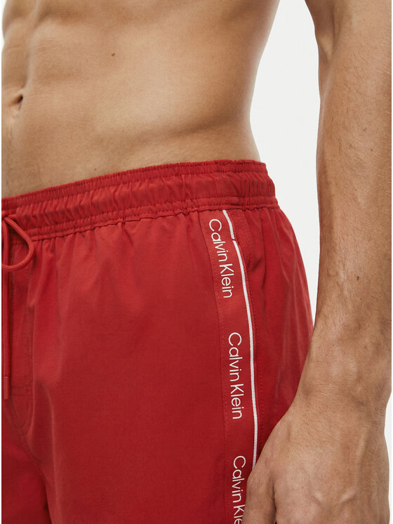 Calvin Klein Swimwear Calvin Klein Swimwear Plaukimo šortai LV00N61002 Raudona Regular Fit
