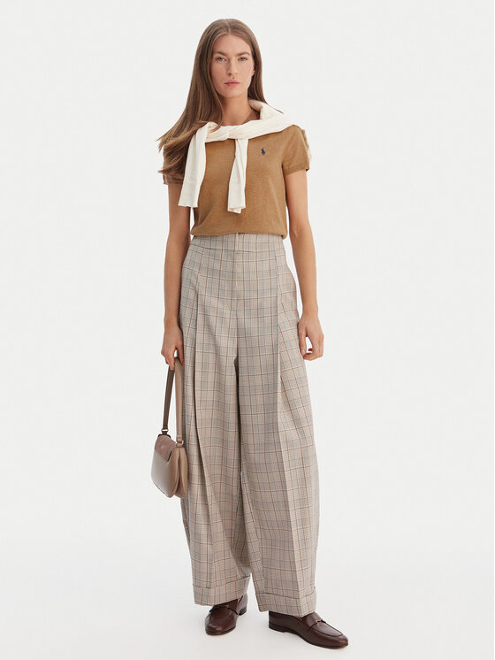 Polo Ralph Lauren Polo Ralph Lauren Тишърт 211971872007 Бежов Slim Fit