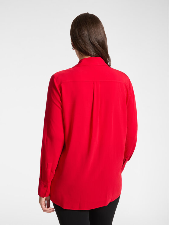 Elena Mirò Elena Mirò Camicia 5167P000239N016 Rosso Regular Fit
