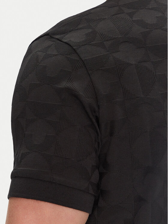 BOSS BOSS Polo Pirax 50538191 Crna Relaxed Fit