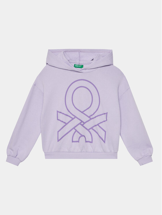 United Colors Of Benetton United Colors Of Benetton Суитшърт 3J68C203I Виолетов Relaxed Fit