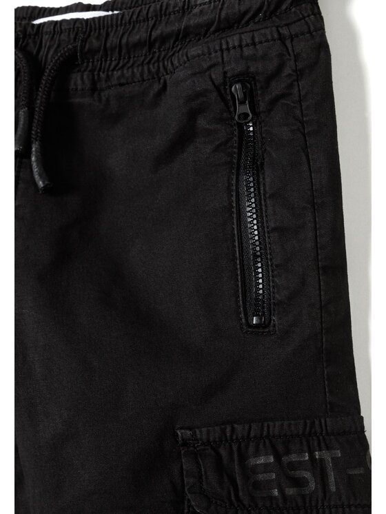 minoti minoti Spodnie cargo 27PANT42 Czarny Regular Fit