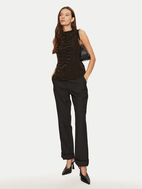 Vero Moda Vero Moda Top Lucy 10316749 Hnedá Regular Fit