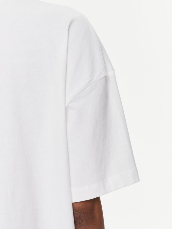 Calvin Klein Jeans Calvin Klein Jeans Každodenné šaty J20J223042 Biela Oversize
