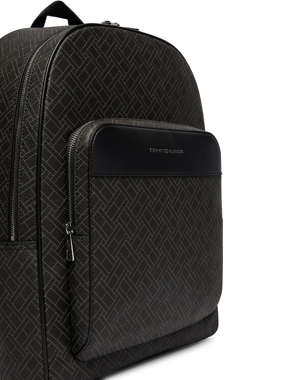 Tommy Hilfiger Tommy Hilfiger Rucsac Th Flag Monogram Backpack AM0AM14137 Negru