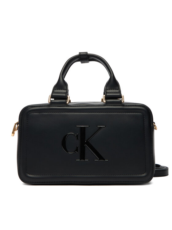 Calvin Klein Calvin Klein Borsetta Bold Ck Bauletto Crossbody LV04F3411G Nero