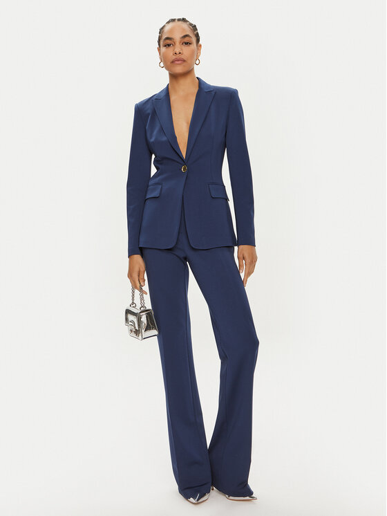 PINKO Pinko Švarkas Signum Giacca 100254 A1L3 Tamsiai mėlyna Reglan Fit