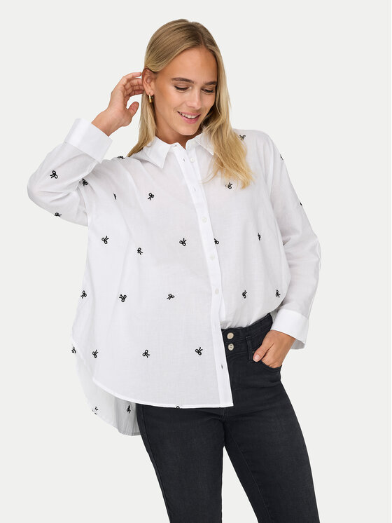 ONLY ONLY Košile 15283743 Bílá Box Fit